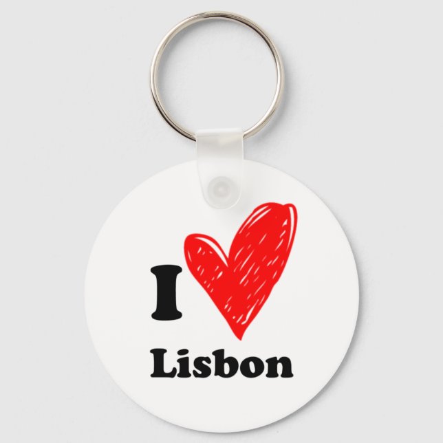 I kärlek Lissabon Nyckelring (Framsida)