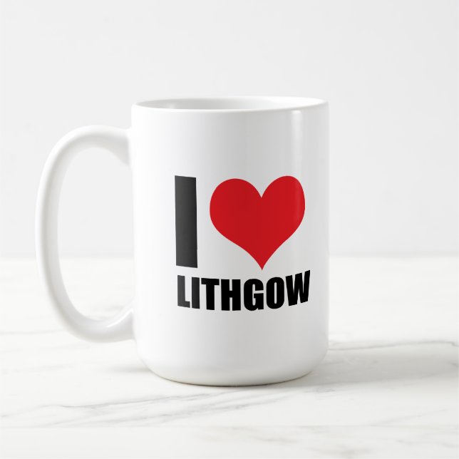 I kärlek Lithgow Kaffemugg (Vänster)
