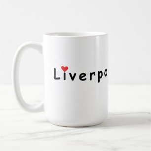 I kärlek Liverpool Kaffemugg