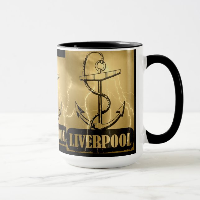 I kärlek Liverpool - Vintage Mugg (Höger)
