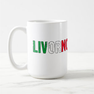 I kärlek Livorno-Italien Kaffemugg
