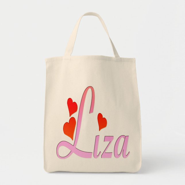 I kärlek Liza Bag Tygkasse (Framsidan)