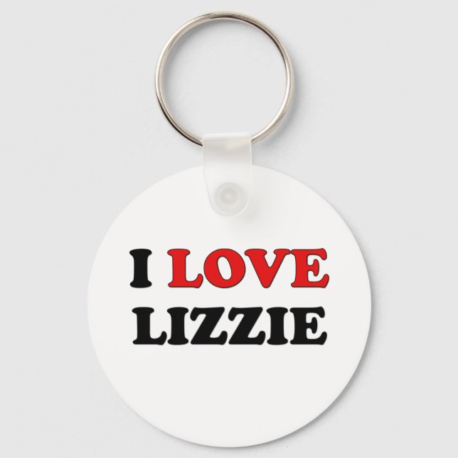 I Kärlek Lizzie Nyckelring (Framsida)