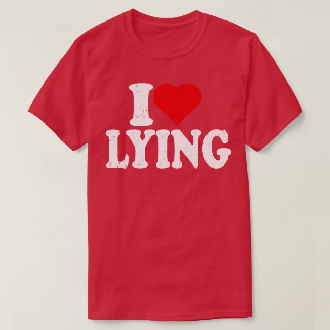 I KÄRLEK LJUGER T SHIRT (Design framsida)