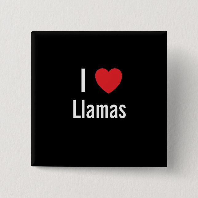I kärlek Llamas Knapp (Framsida)