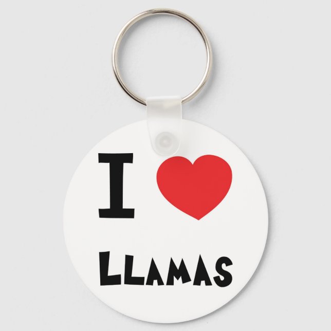 I kärlek Llamas Nyckelring (Framsida)