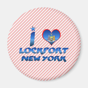 I kärlek Lockport, New York Magnet