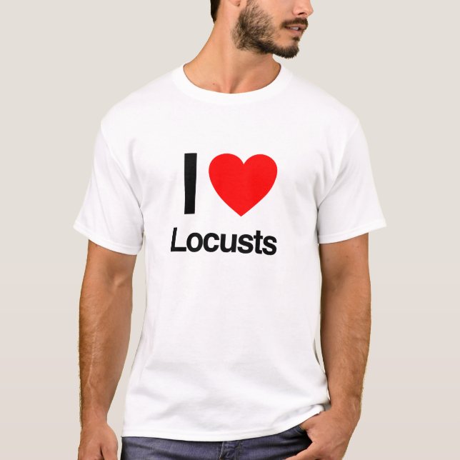 i kärlek locusts t-shirt (Framsida)