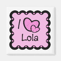 I Kärlek Lola Cute T-Shirt