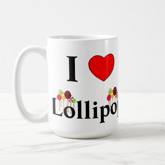 I Kärlek Lollipops Kaffemugg (Vänster)