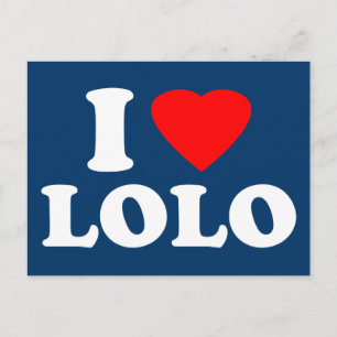 I Kärlek Lolo Vykort