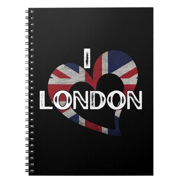 I KÄRLEK LONDON ANTECKNINGSBOK (Framsidan)