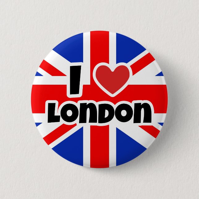 I Kärlek London Knapp (Framsida)