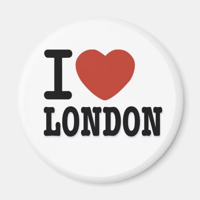 I KÄRLEK LONDON MAGNET (Framsidan)