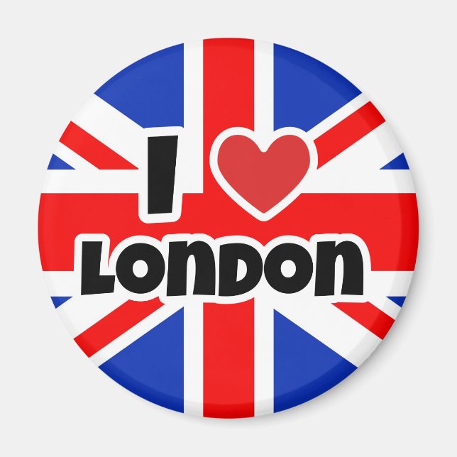 I Kärlek London Magnet (Framsidan)