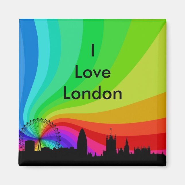I Kärlek London Magnet (Framsidan)