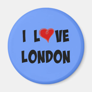 I Kärlek London Magnet