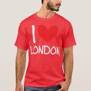I Kärlek London Namn Personlig Girl Woman BFF Fri T Shirt