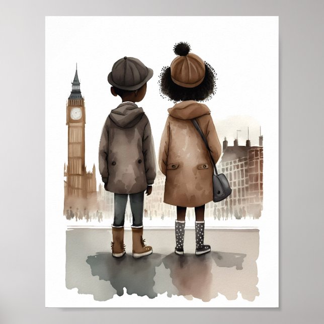 I kärlek London Poster (Framsidan)