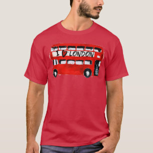 I Kärlek London Red Buss London Traveling Älskare T Shirt