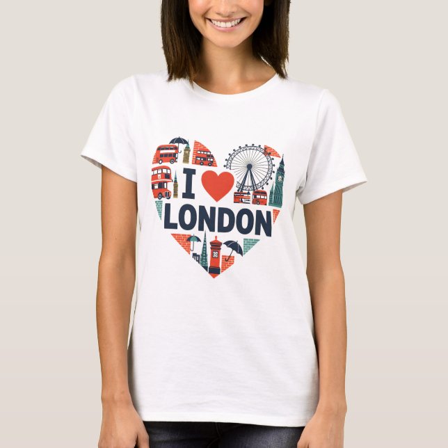 I kärlek london t shirts uk - jag ❤️ LONDON Tee (Framsida)