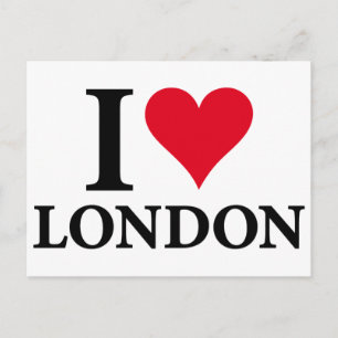 I KÄRLEK LONDON VYKORT