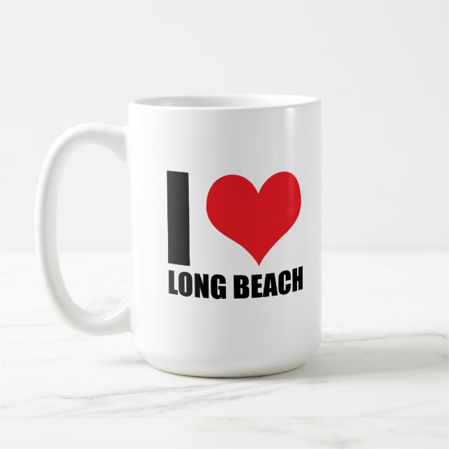 I kärlek Long Beach Kaffemugg (Vänster)