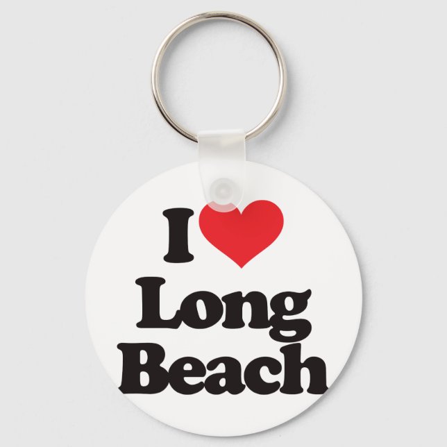 I Kärlek Long Beach Nyckelring (Framsida)
