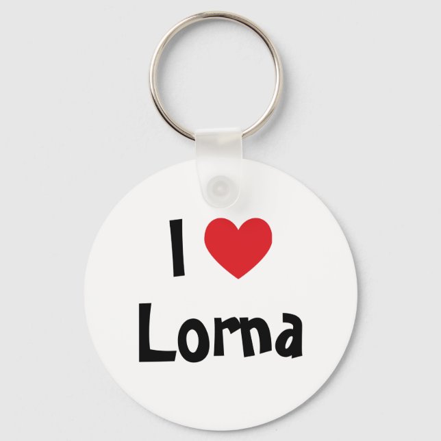 I Kärlek Lorna Nyckelring (Framsida)