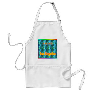I KÄRLEK Los Angeles 16 Handflatan Apron Förkläde