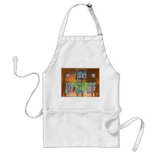 I KÄRLEK Los Angeles Bevackra Orange Sunset APRON Förkläde