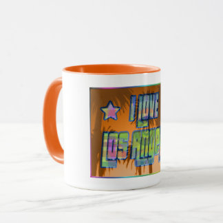 I KÄRLEK Los Angeles Bevackra Orange Sunset Mugg
