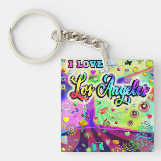 I KÄRLEK Los Angeles Coola Energy Keychain