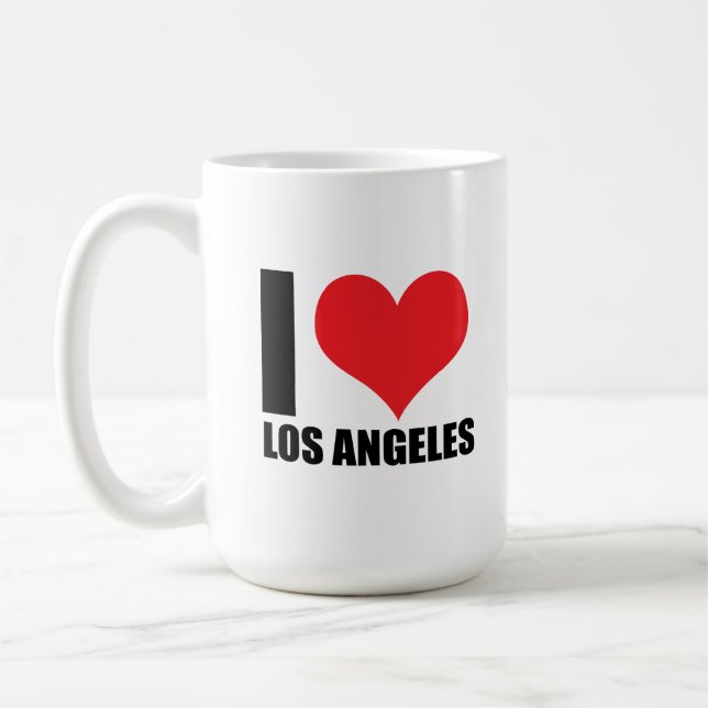 I kärlek Los Angeles Kaffemugg (Vänster)