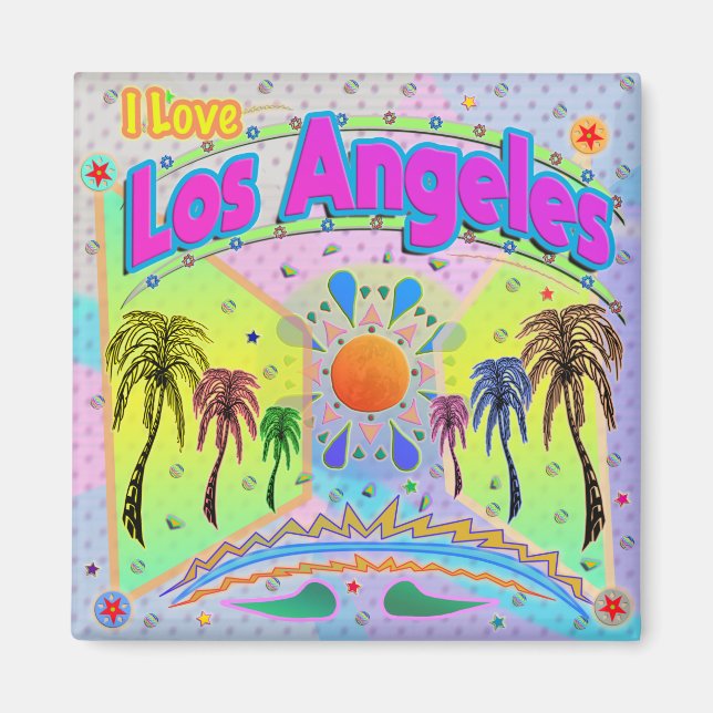 I KÄRLEK Los Angeles Lugn Desire Magnet (Framsidan)