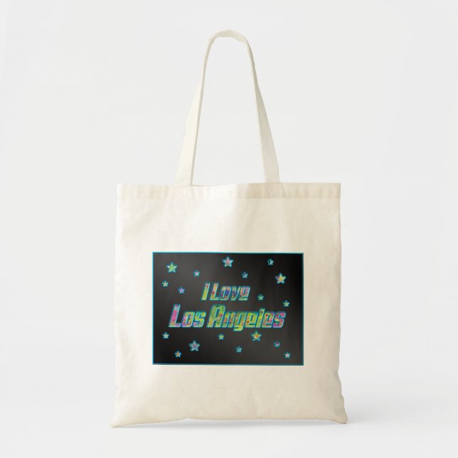 I Kärlek Los Angeles Smile Bag Tygkasse (Framsidan)