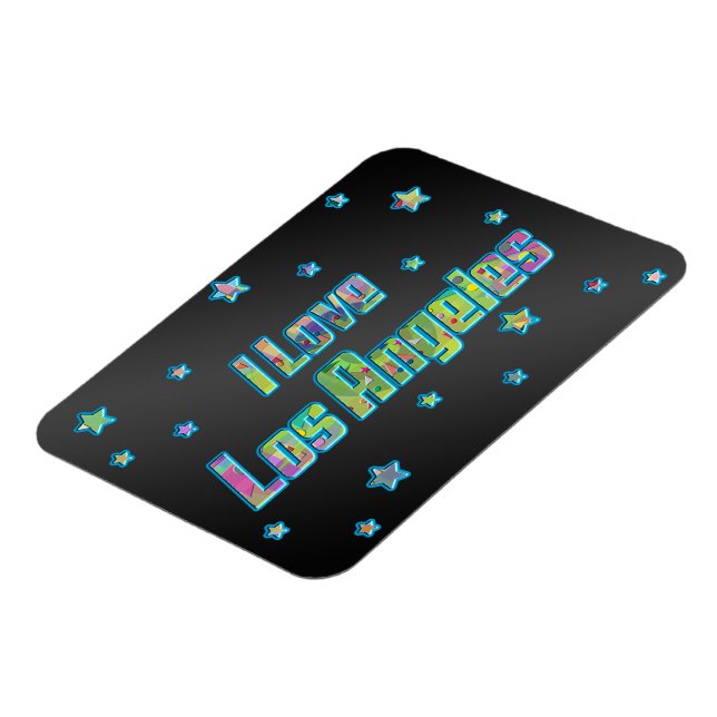 I Kärlek Los Angeles Smile Stars Magnet (Vänstra Sidan)