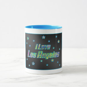 I Kärlek Los Angeles Smile Stars Mugg Kopp