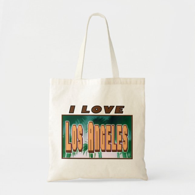 I KÄRLEK Los Angeles Speciell Bag#1! Tygkasse (Framsidan)