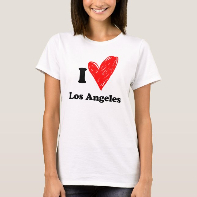 I kärlek Los Angeles T-shirt (Framsida)