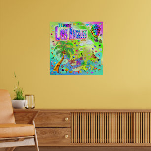 I KÄRLEK Los Angeles Timless Melody Poster
