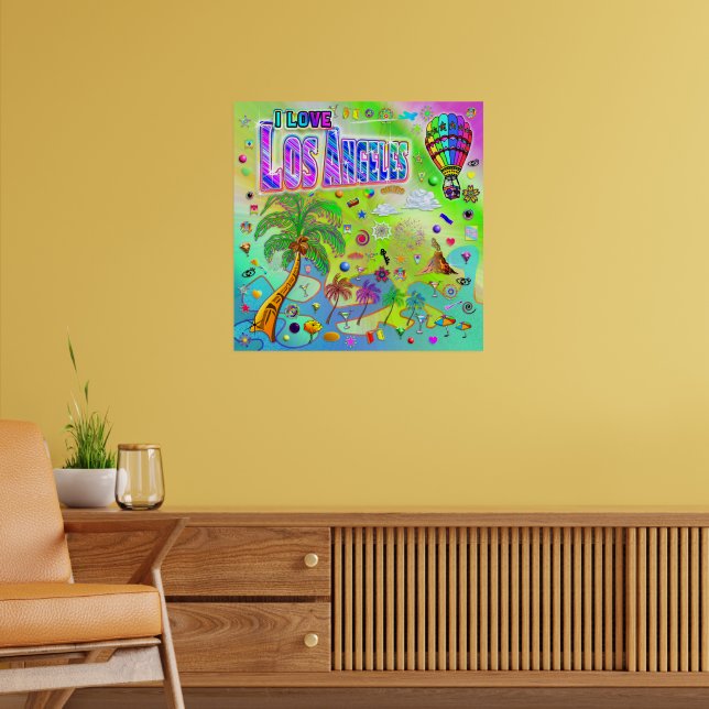 I KÄRLEK Los Angeles Timless Melody Poster (Vardagsrum 2)