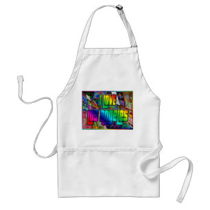 I KÄRLEK Los Angeles Twist Apron Förkläde