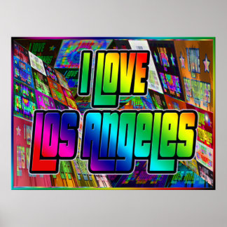 I KÄRLEK Los Angeles Twist Poster