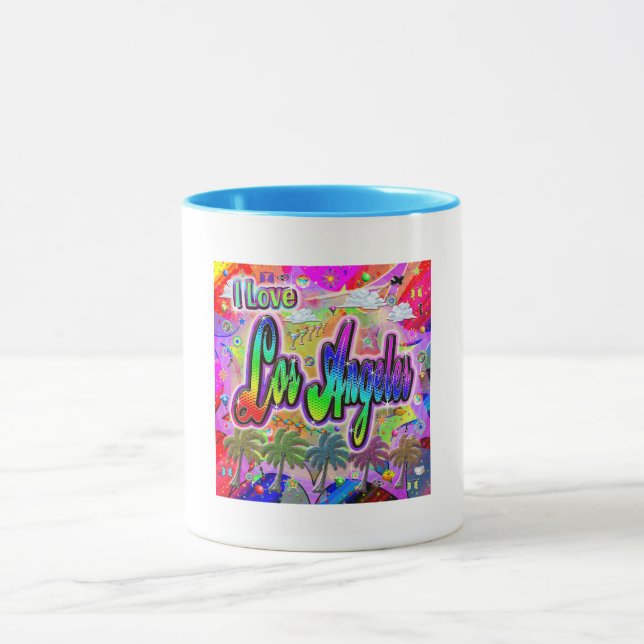 I KÄRLEK Los Angeles Vista Express Mugg (Center)