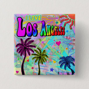 I KÄRLEK Los Angeles Vivid Romantik Button Knapp
