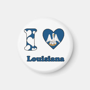 I kärlek Louisiana Magnet