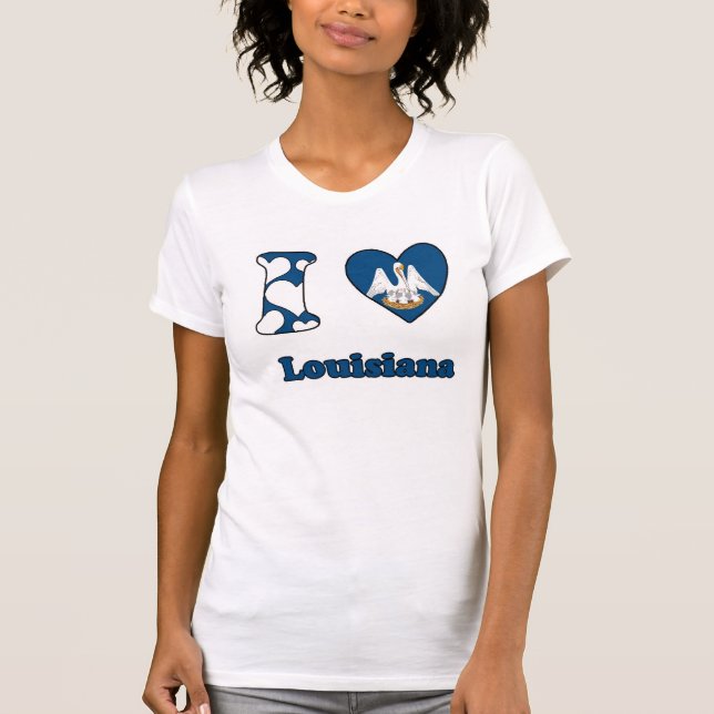 I kärlek Louisiana Tee (Framsida)