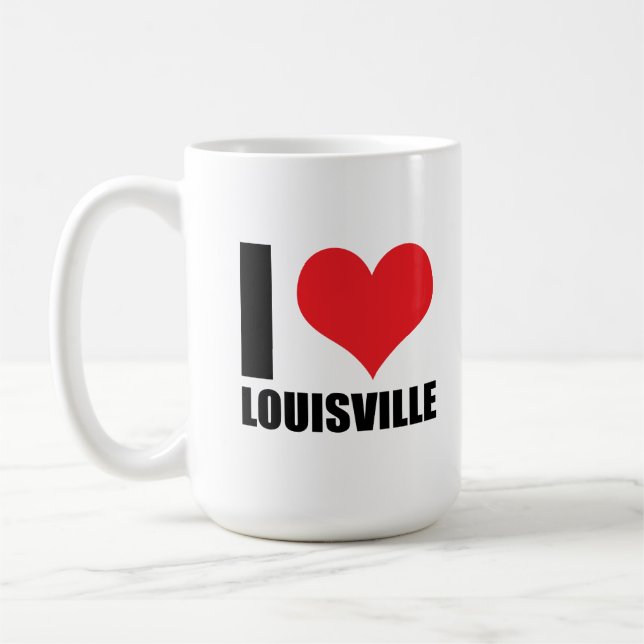 I kärlek Louisville Kaffemugg (Vänster)