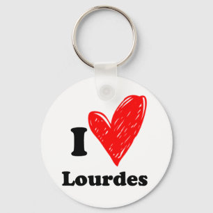 I kärlek Lourdes Nyckelring